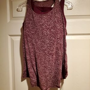 Torrid Active burnout top/sports bra set